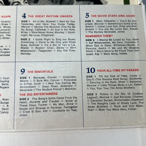 Hear Them Again! 122 Great Songs Vinyl 10 LP set Various Artists Readers Digest - Picture 5 of 7